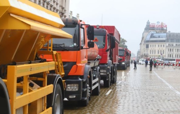 Пътностроителните работници протестираха и днес в центъра на София За